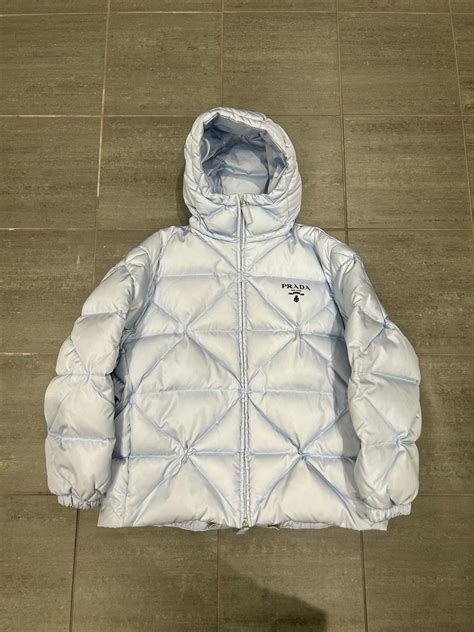 prada baby blue jacket